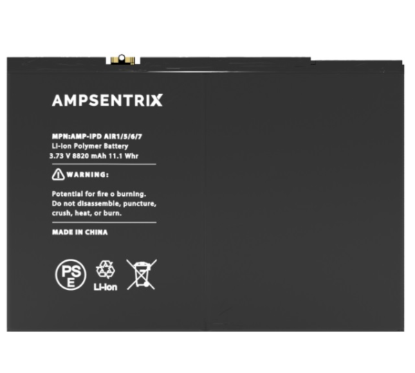Bateria iPad Air 1 / iPad 5-9 (AmpSentrix Pro) - obrazek 3