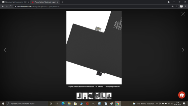 Bateria iPhone 11 Pro (AmpSentrix Pro) - obrazek 4