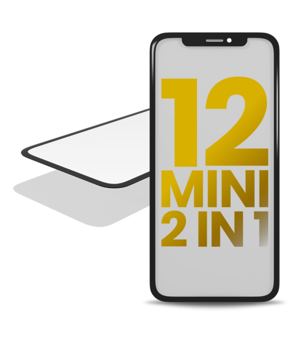 Szyba + OCA Ramka Dotyk iPhone 12 Mini (Musttby)