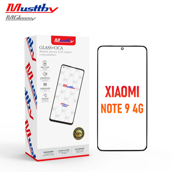 Szyba + OCA Xiaomi Redmi Note 9 4G (Musttby)