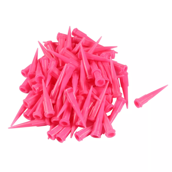 100szt. Wąskich Plastikowych Końcówek do Kleju