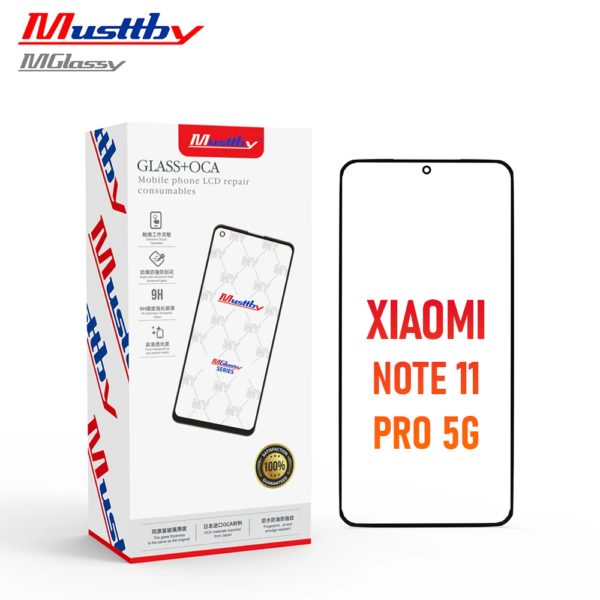 Szyba + OCA Xiaomi Redmi Note 11 Pro 5G (Musttby)