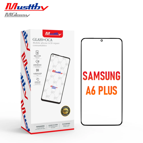 Szyba + OCA Samsung Galaxy A6 Plus (Musttby)