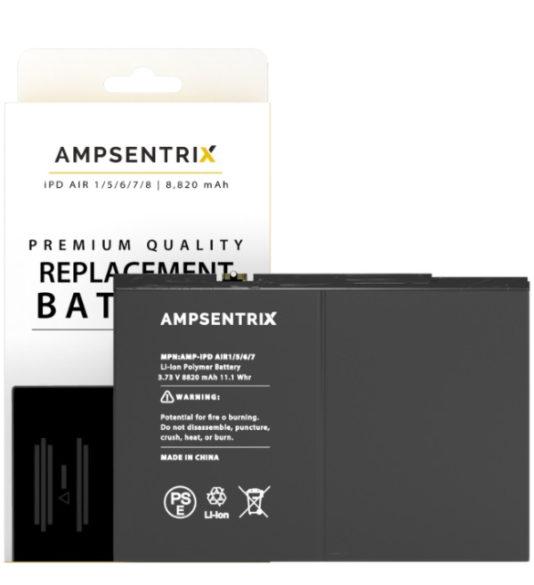 Bateria iPad Air 1 / iPad 5-9 (AmpSentrix Pro)