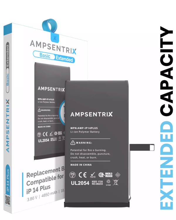 Bateria iPhone 14 Plus (AmpSentrix Basic Extended)
