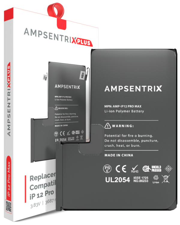 Bateria iPhone 12 Pro Max (AmpSentrix Plus)
