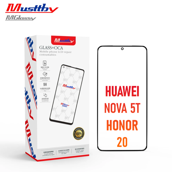 Szyba + OCA Honor 20 / Huawei Nova 5T (Musttby)