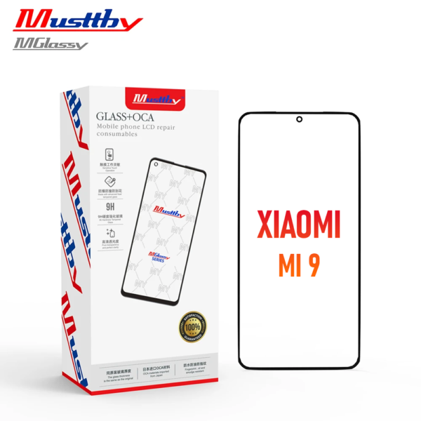 Szyba + OCA Xiaomi Mi9 (Musttby)