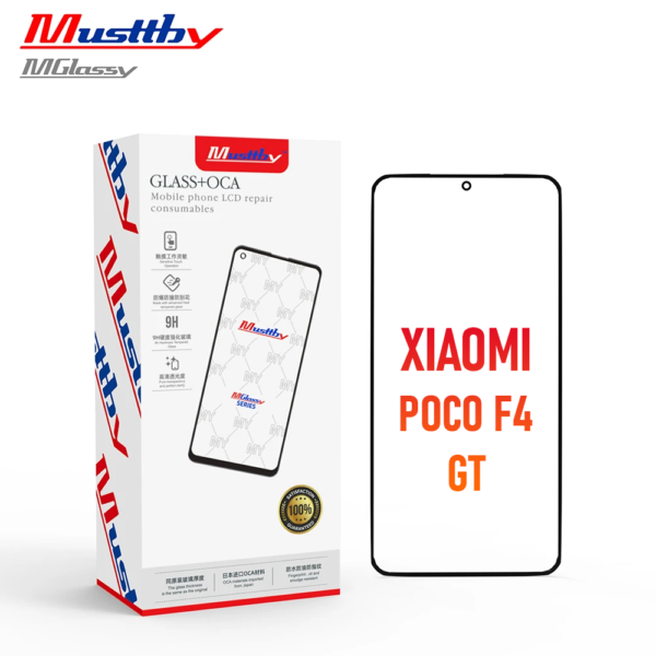 Szyba + OCA Xiaomi Poco F4 GT (Musttby)