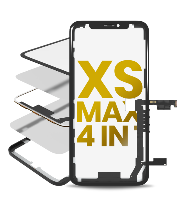 Szyba + OCA Ramka Długi Dotyk iPhone Xs Max (OM)
