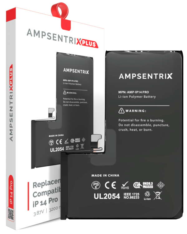 Bateria iPhone 14 Pro (AmpSentrix Plus)